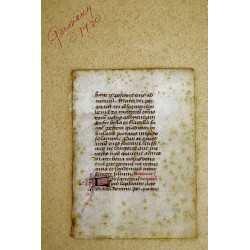 Book of Hours Manuscript leaf, c. 1480